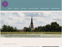 Tablet Screenshot of kirche-armsheim.de